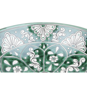 Baila - Lavabo vert Talavera