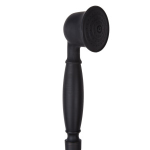 Giulietta Black - mosiężna ścienna bateria wannowa retro