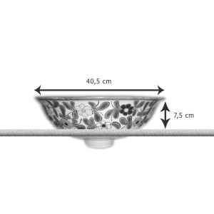 Senalda - Umywalka  ceramiczna nablatowa