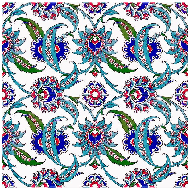 Kelebek - płytki ścienne iznik