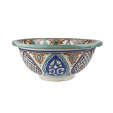 Leilana - Kolorowa umywalka ceramiczna z Maroka