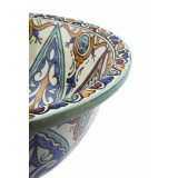 Leilana - Kolorowa umywalka ceramiczna z Maroka