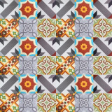 Patchwork klasyczne płytki cementowe